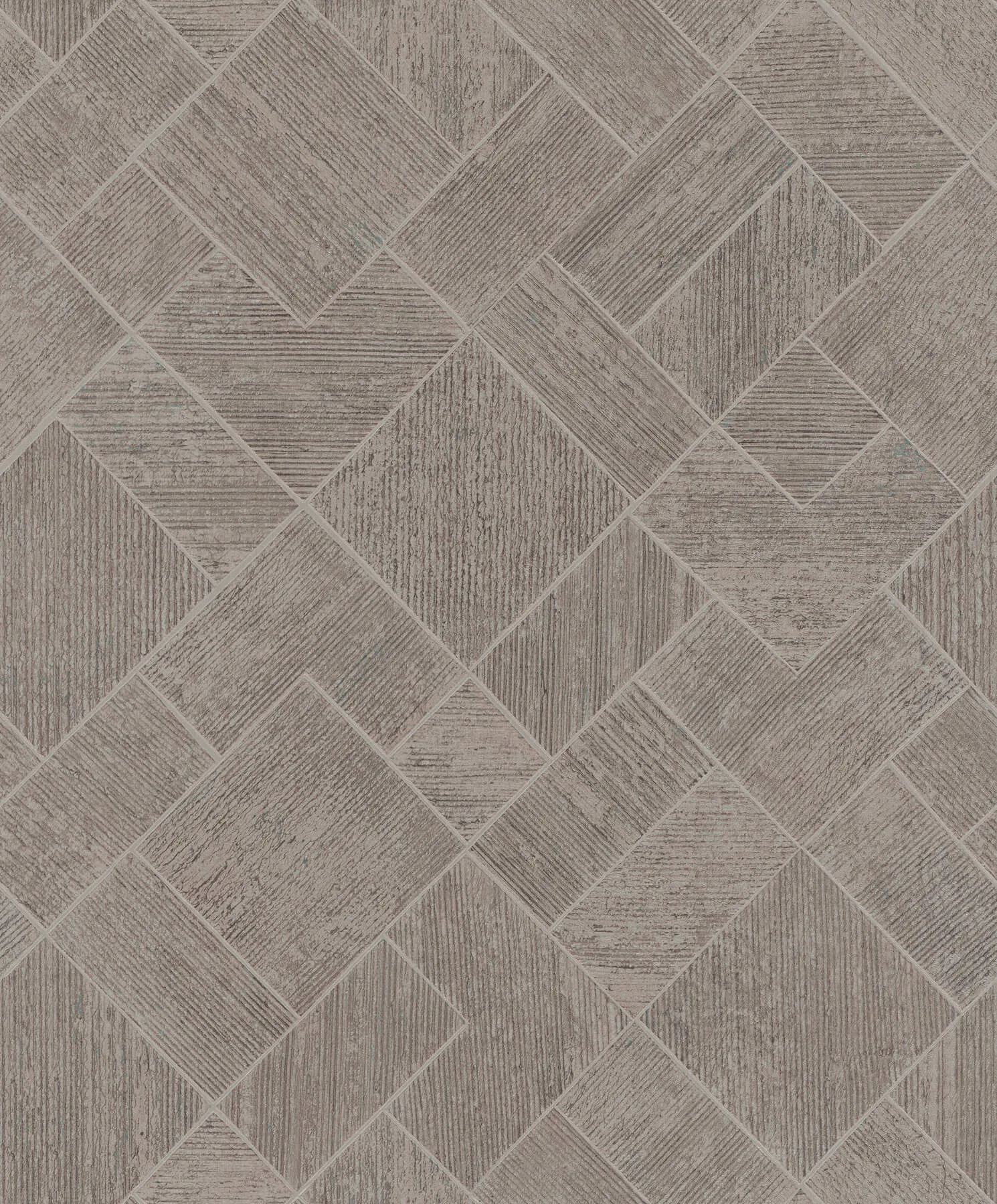 Antonina Vella Marquetry wallpaper, color Taupe, SKU MA35511