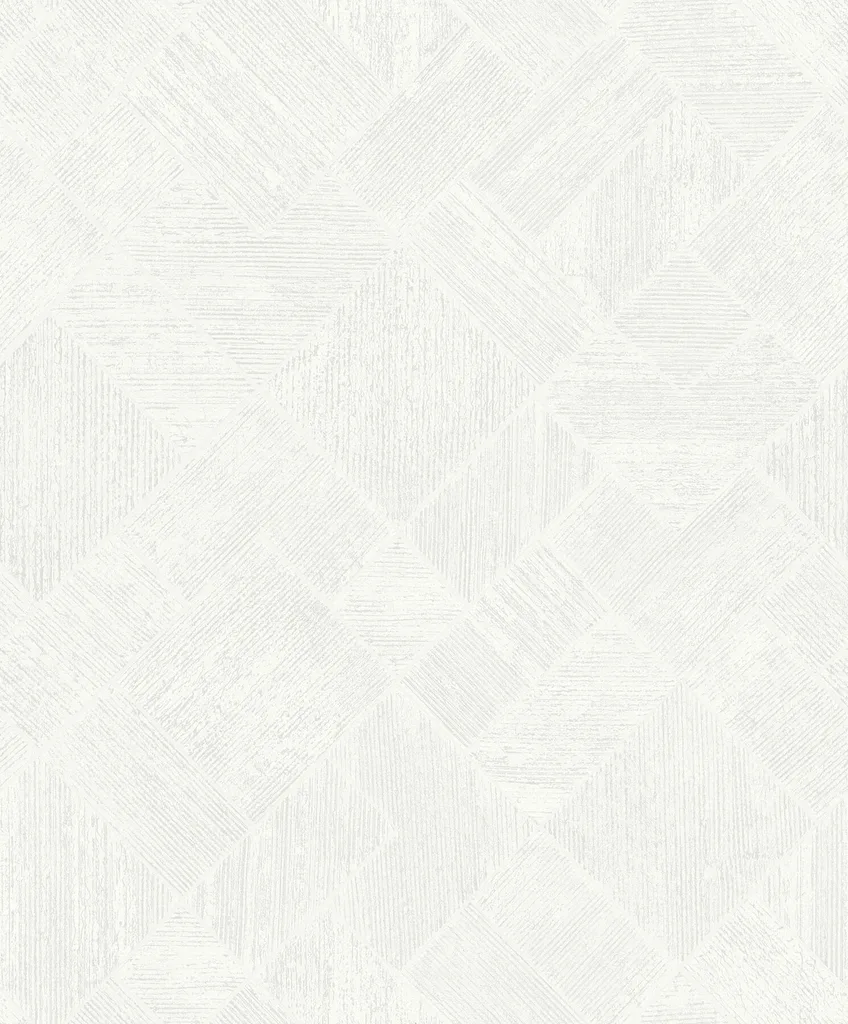 Antonina Vella Marquetry wallpaper, color White, SKU MA35508