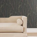 Antonina Vella Meadow Splendor - Black Wallpaper | Buy Online Antonina Vella Meadow Splendor wallpaper, color Black, SKU LL3241