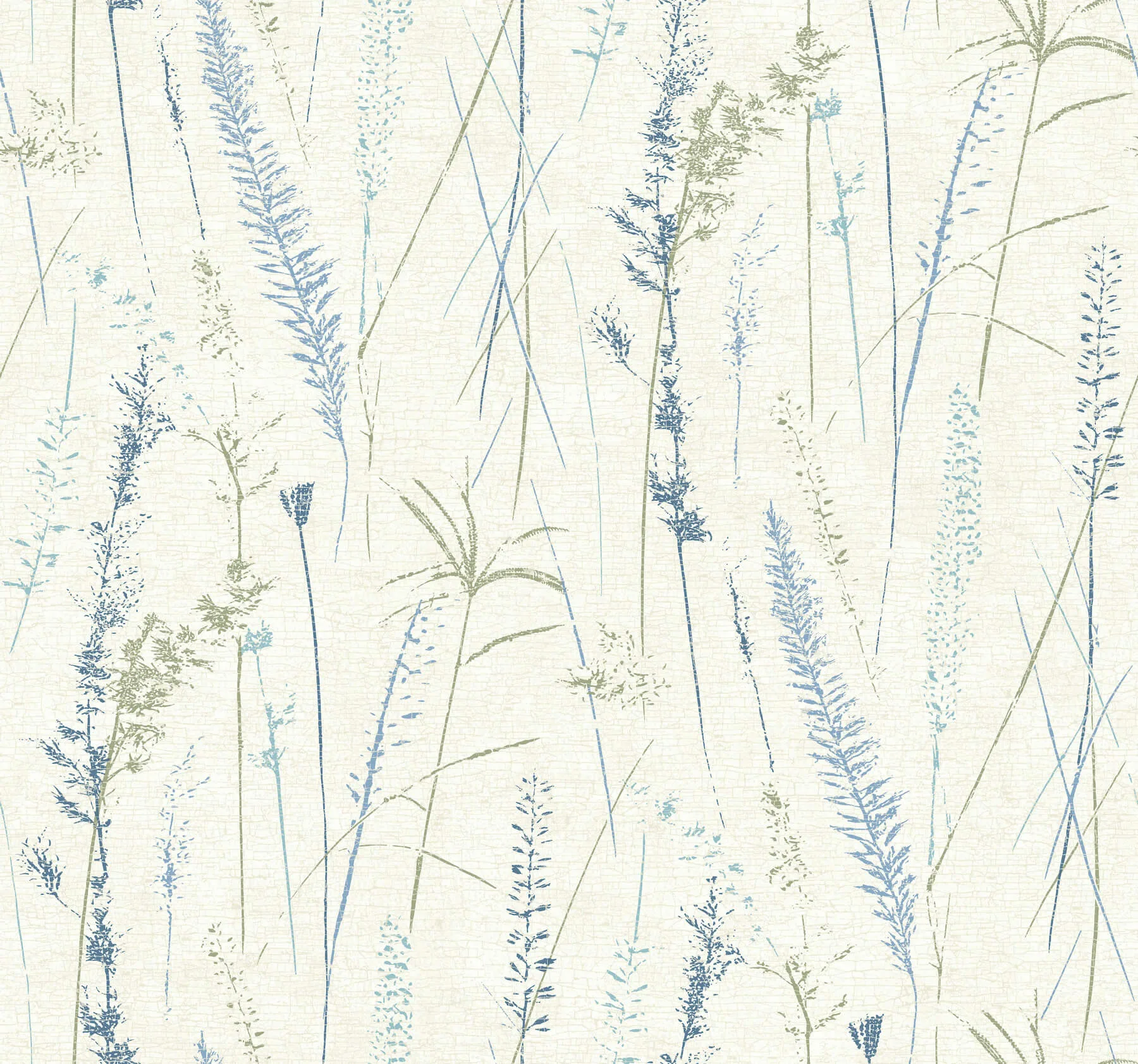 Antonina Vella Meadow Splendor wallpaper, color Blue, SKU LL3242
