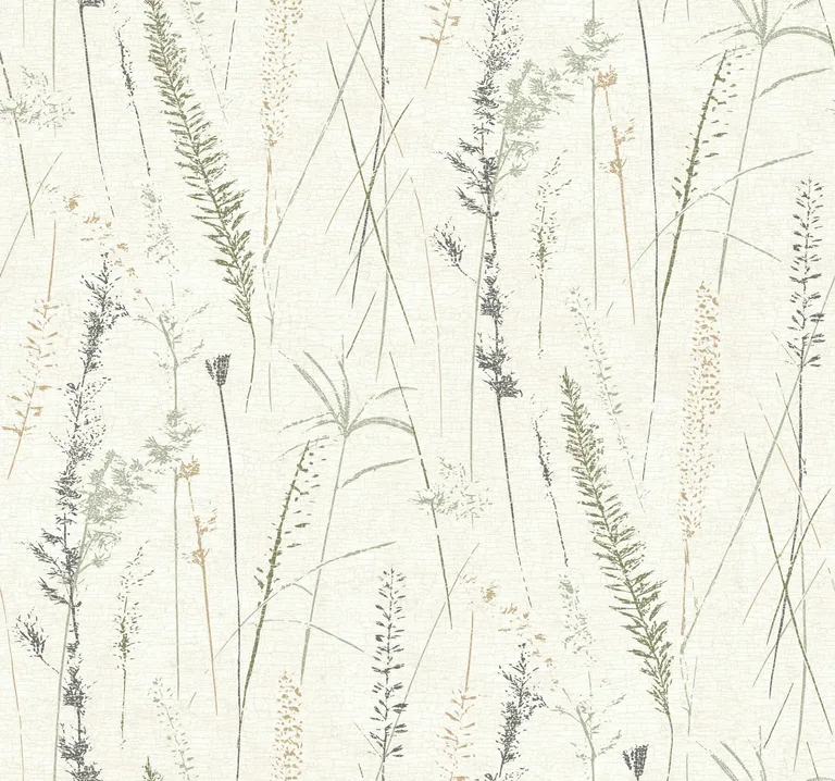 Antonina Vella Meadow Splendor wallpaper, color Charcoal, SKU LL3240