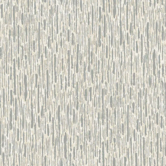Antonina Vella Metallic Cascade wallpaper, color Cream & Silver, SKU MD7151
