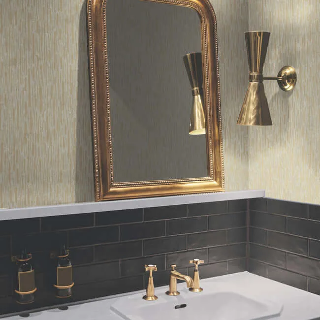 Antonina Vella Metallic Cascade - Neutrals & Gold Wallpaper | Buy Online Antonina Vella Metallic Cascade wallpaper, color Neutrals & Gold, SKU MD7152