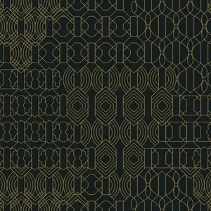 Antonina Vella Modern Chandelier wallpaper, color Black, SKU BO6674