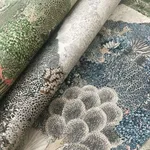 Antonina Vella Mystic Forest wallpaper, color Green & Coral, SKU BO6702