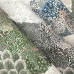 Antonina Vella Mystic Forest wallpaper, color Green & Coral, SKU BO6702
