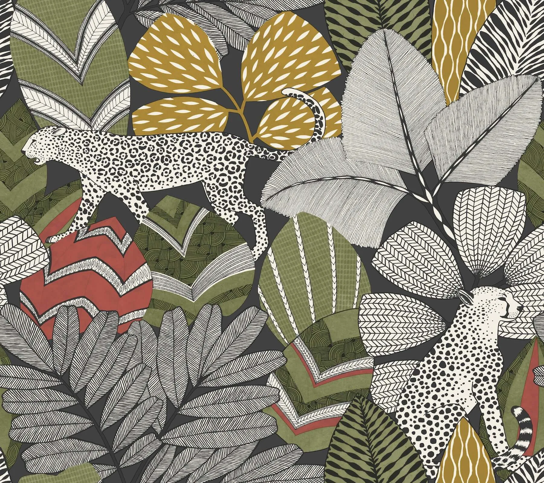 Antonina Vella Namiri wallpaper, color Black, SKU AB3112
