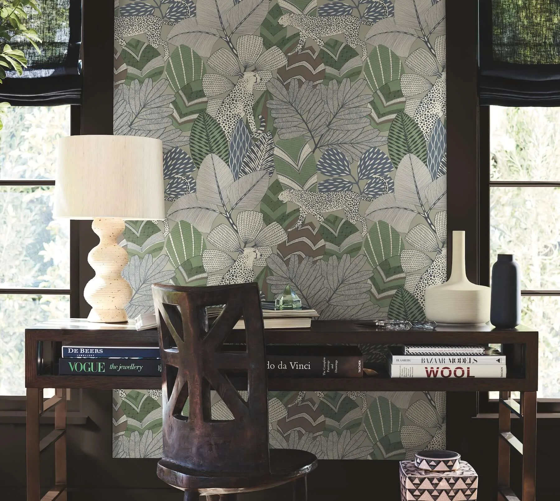 Antonina Vella Namiri - Blue Wallpaper | Buy Online Antonina Vella Namiri wallpaper, color Blue, SKU AB3115