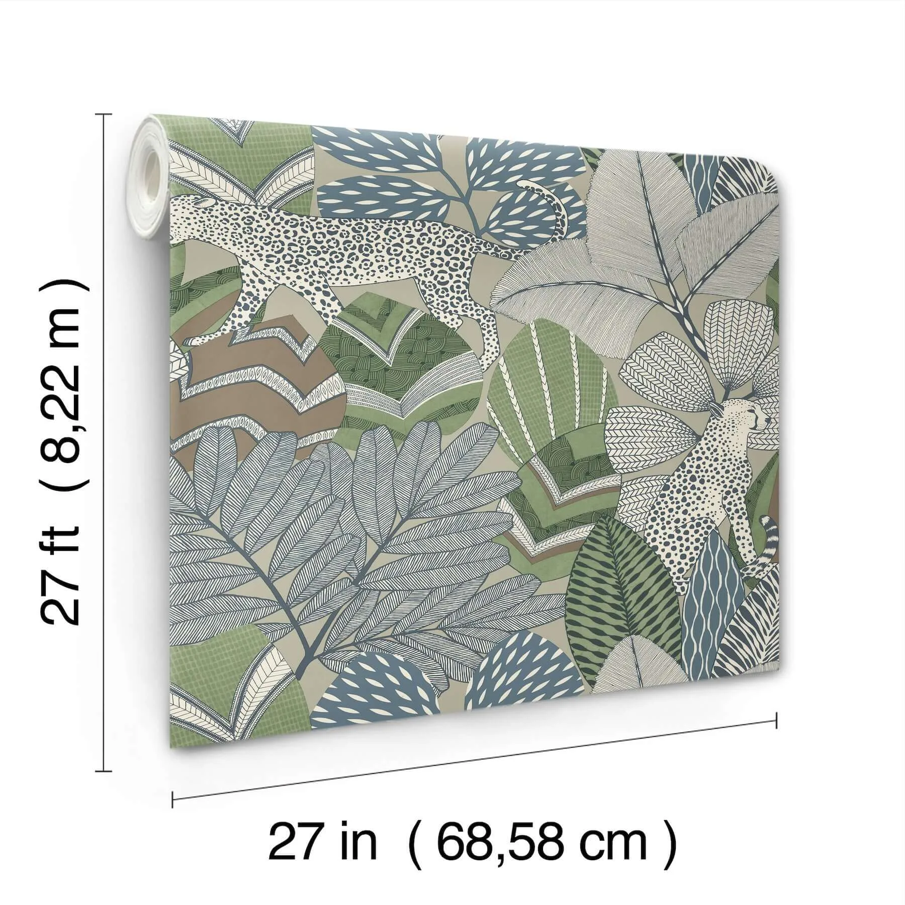 Antonina Vella Namiri - Blue Wallpaper | Buy Online Antonina Vella Namiri wallpaper, color Blue, SKU AB3115