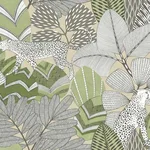 Antonina Vella Namiri - Green Wallpaper | Buy Online Antonina Vella Namiri wallpaper, color Green, SKU AB3114