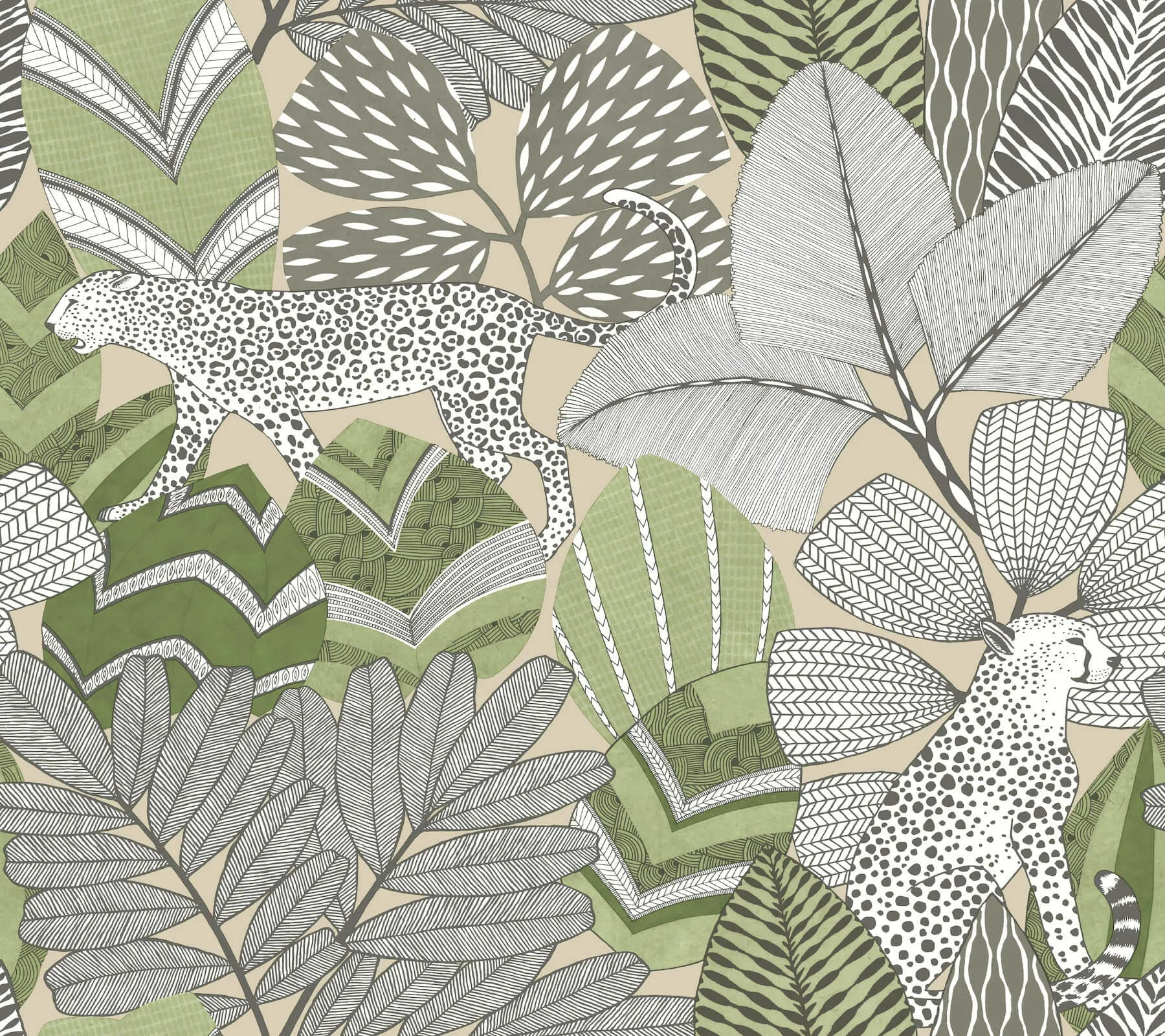 Antonina Vella Namiri wallpaper, color Green, SKU AB3114