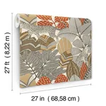 Antonina Vella Namiri - Ochre Wallpaper | Buy Online Antonina Vella Namiri wallpaper, color Ochre, SKU AB3111