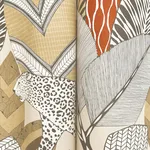 Antonina Vella Namiri - Ochre Wallpaper | Buy Online Antonina Vella Namiri wallpaper, color Ochre, SKU AB3111