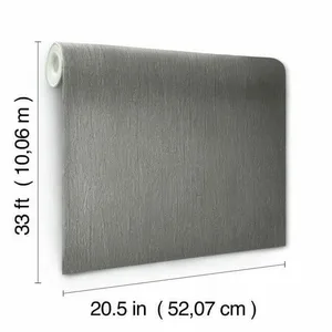 Antonina Vella Natural Texture wallpaper, color Grey, SKU Y6201302