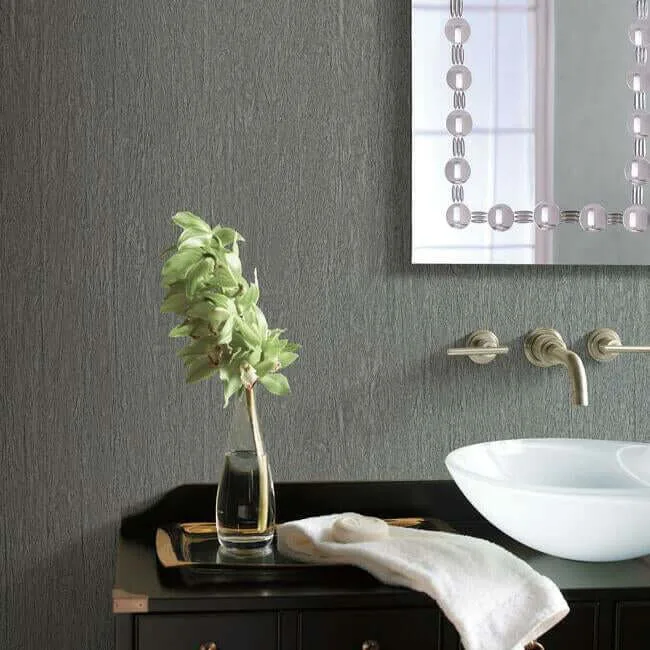 Antonina Vella Natural Texture wallpaper, color Grey, SKU Y6201302
