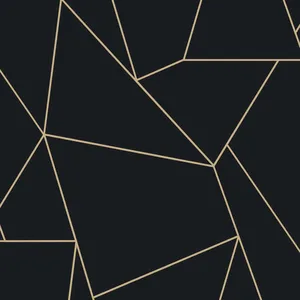 Antonina Vella Nazca wallpaper, color Black & Gold, SKU MD7181