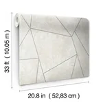Antonina Vella Nazca wallpaper, color Neutral & Silver, SKU MD7183