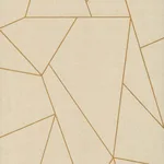 Antonina Vella Nazca - Almond & Gold Wallpaper | Buy Online Antonina Vella Nazca wallpaper, color Almond & Gold, SKU NW3500