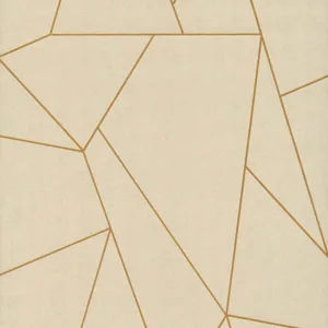 Antonina Vella Nazca wallpaper, color Almond & Gold, SKU NW3500