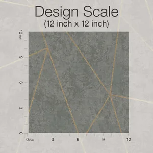 Antonina Vella Nazca wallpaper, color Dark Grey & Gold, SKU NW3502