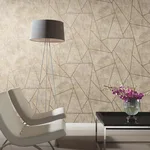 Antonina Vella Nazca - Neutral & Gold Wallpaper | Buy Online Antonina Vella Nazca wallpaper, color Neutral & Gold, SKU NW3504