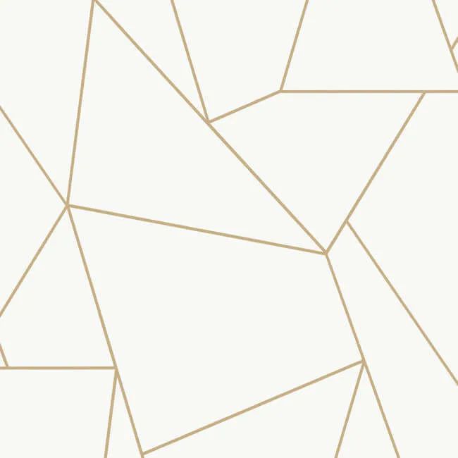Antonina Vella Nazca wallpaper, color White & Gold, SKU MD7182