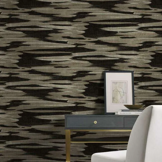 Antonina Vella Nimbus - Black Wallpaper | Buy Online Antonina Vella Nimbus wallpaper, color Black, SKU DD3825