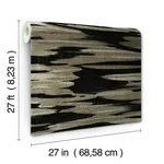 Antonina Vella Nimbus - Black Wallpaper | Buy Online Antonina Vella Nimbus wallpaper, color Black, SKU DD3825