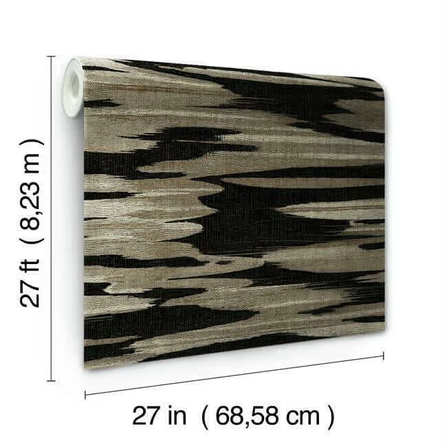 Antonina Vella Nimbus - Black Wallpaper | Buy Online Antonina Vella Nimbus wallpaper, color Black, SKU DD3825