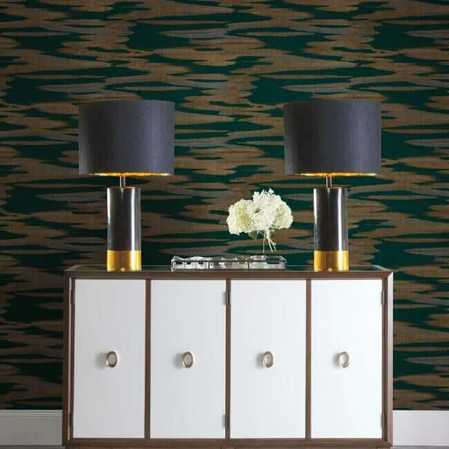 Antonina Vella Nimbus - Teal Wallpaper | Buy Online Antonina Vella Nimbus wallpaper, color Teal, SKU DD3823