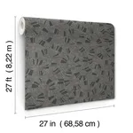 Antonina Vella Ophidia - Black Wallpaper | Buy Online Antonina Vella Ophidia wallpaper, color Black, SKU AB3004