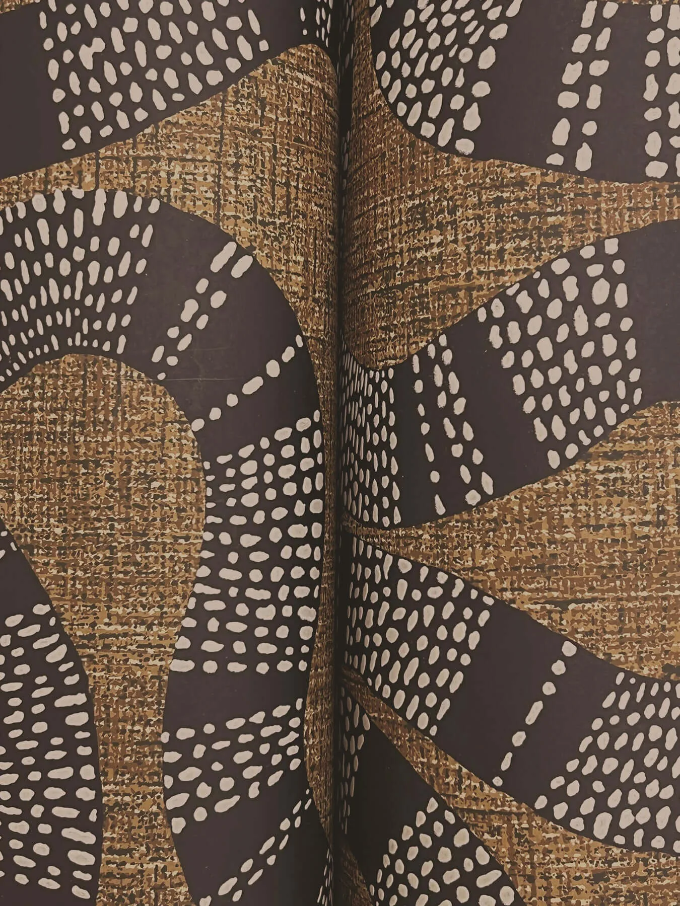 Antonina Vella Ophidia - Brown Wallpaper | Buy Online Antonina Vella Ophidia wallpaper, color Brown, SKU AB3001