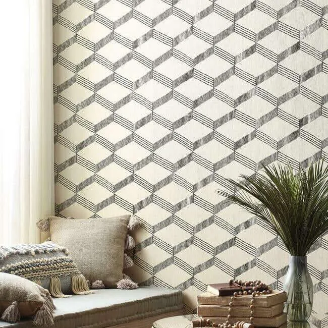 Antonina Vella Palisades Paperweave - Beige Wallpaper | Buy Online Antonina Vella Palisades Paperweave wallpaper, color Beige, SKU BO6721