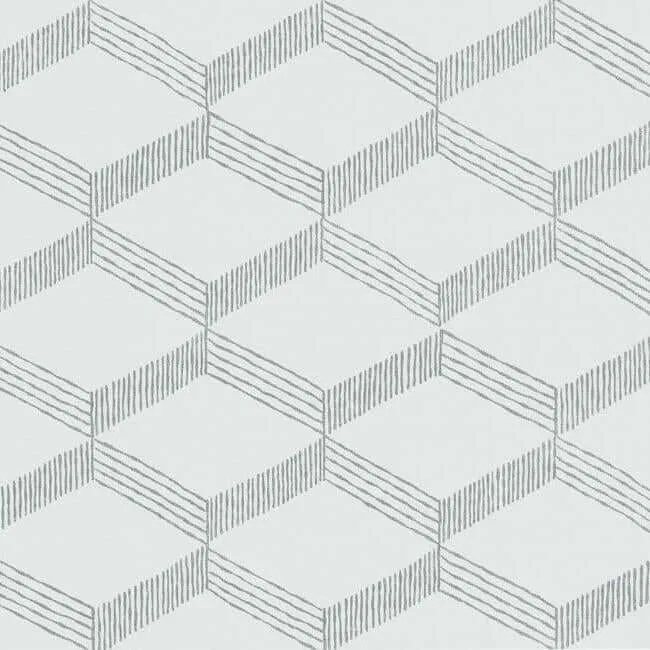 Antonina Vella Palisades Paperweave wallpaper, color Smokey Blue, SKU BO6723