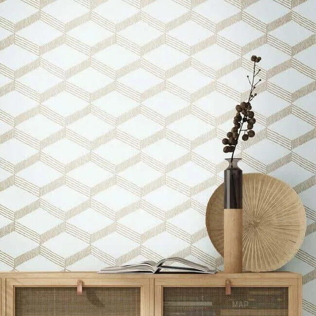 Antonina Vella Palisades Paperweave - Taupe Wallpaper | Buy Online Antonina Vella Palisades Paperweave wallpaper, color Taupe, SKU BO6724
