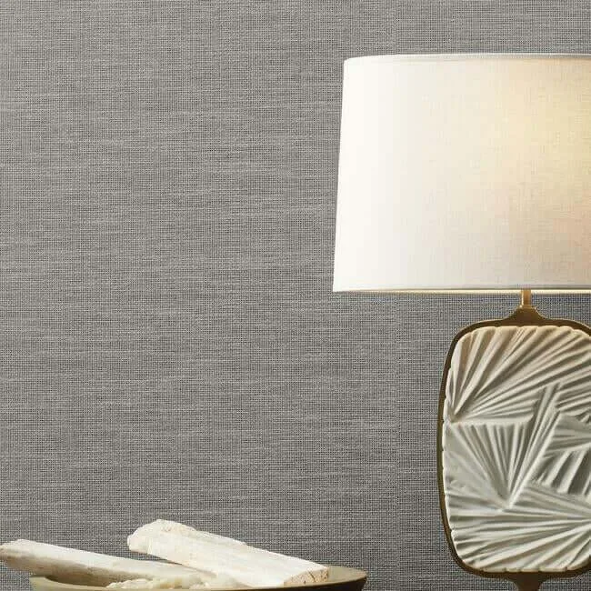 Antonina Vella Paper & Thread Weave wallpaper, color Blue, SKU BO6613