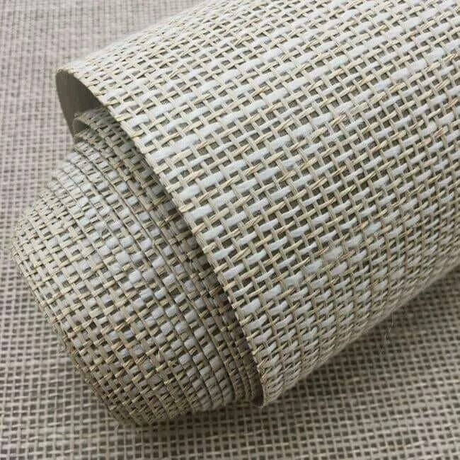 Antonina Vella Paper & Thread Weave - Cream Wallpaper | Buy Online Antonina Vella Paper & Thread Weave wallpaper, color Cream, SKU BO6611