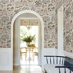 Antonina Vella Parc - Mulberry Wallpaper | Buy Online Antonina Vella Parc wallpaper, color Mulberry, SKU VP1403