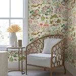 Antonina Vella Parc wallpaper, color Berry, SKU VP1401