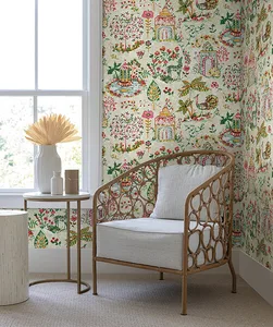 Antonina Vella Parc wallpaper, color Berry, SKU VP1401