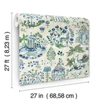 Antonina Vella Parc - Blue & Green Wallpaper | Buy Online Antonina Vella Parc wallpaper, color Blue & Green, SKU VP1402