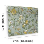 Antonina Vella Parterre - Blue Dawn Wallpaper | Buy Online Antonina Vella Parterre wallpaper, color Blue Dawn, SKU VP1315