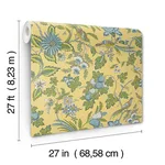 Antonina Vella Parterre wallpaper, color Saffron, SKU VP1313