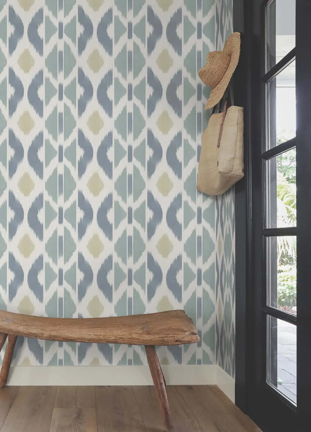 Antonina Vella Patan wallpaper, color Denim, SKU AB3094