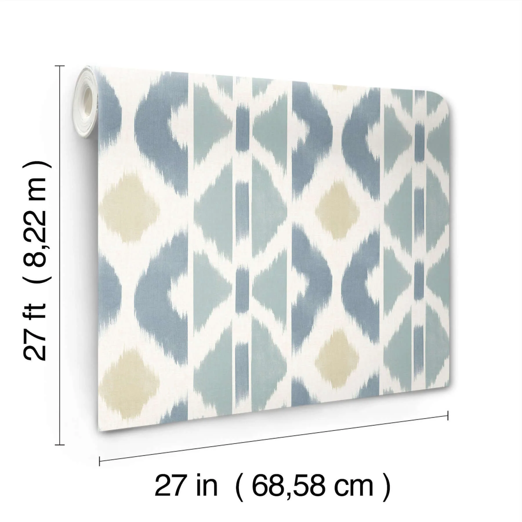 Antonina Vella Patan wallpaper, color Denim, SKU AB3094