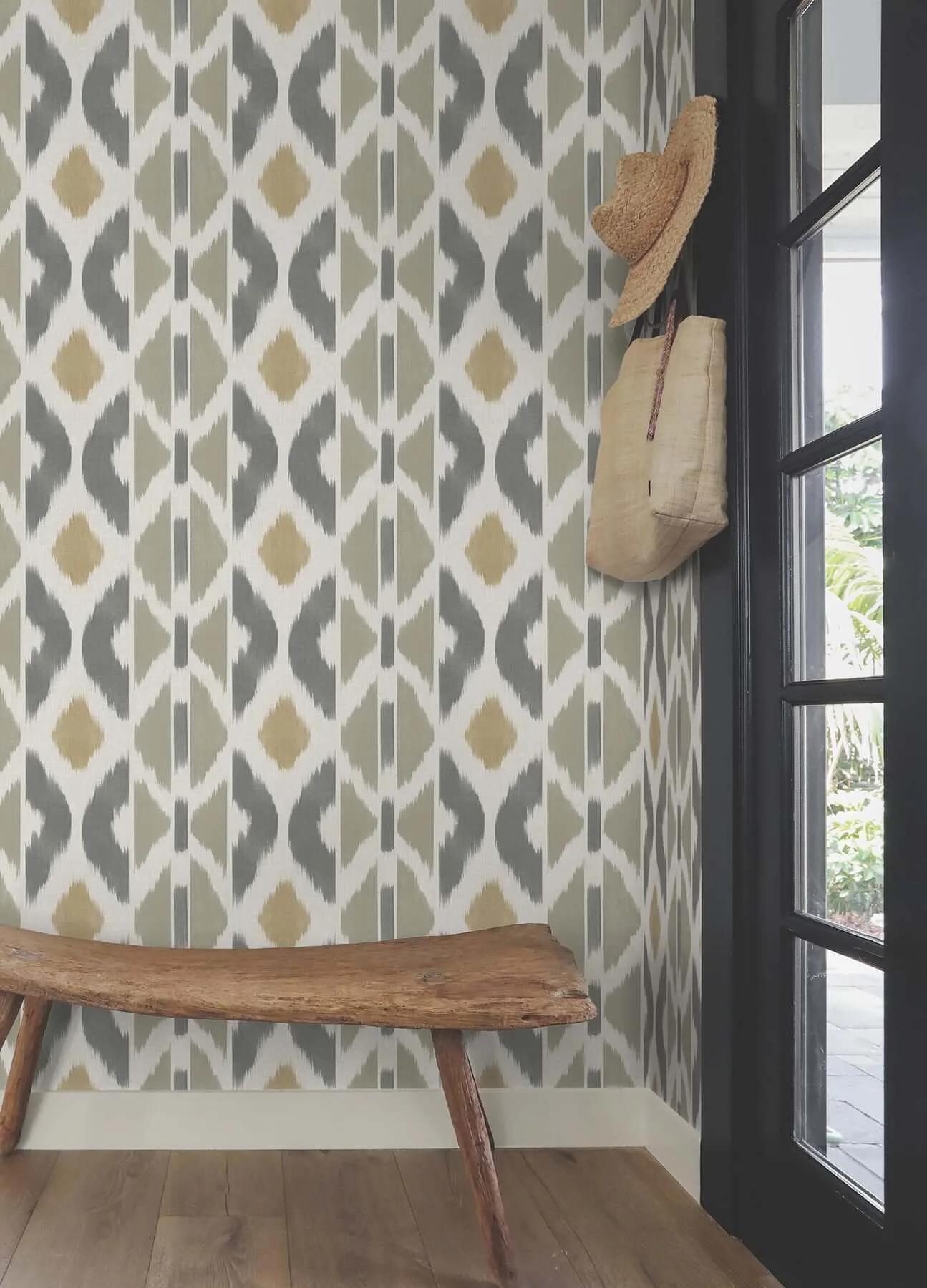 Antonina Vella Patan wallpaper, color Taupe, SKU AB3095