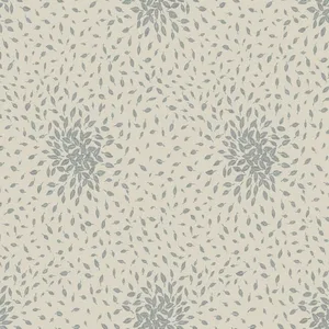 Antonina Vella Petite Leaves wallpaper, color Beige & Silver, SKU MD7105