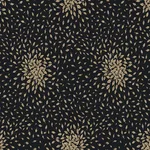 Antonina Vella Petite Leaves wallpaper, color Black & Gold, SKU MD7102