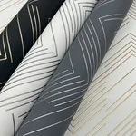 Antonina Vella Polished Chevron - Black & Gold Wallpaper | Buy Online Antonina Vella Polished Chevron wallpaper, color Black & Gold, SKU MD7221