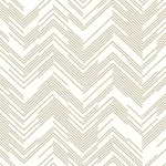 Antonina Vella Polished Chevron wallpaper, color White & Gold, SKU MD7222
